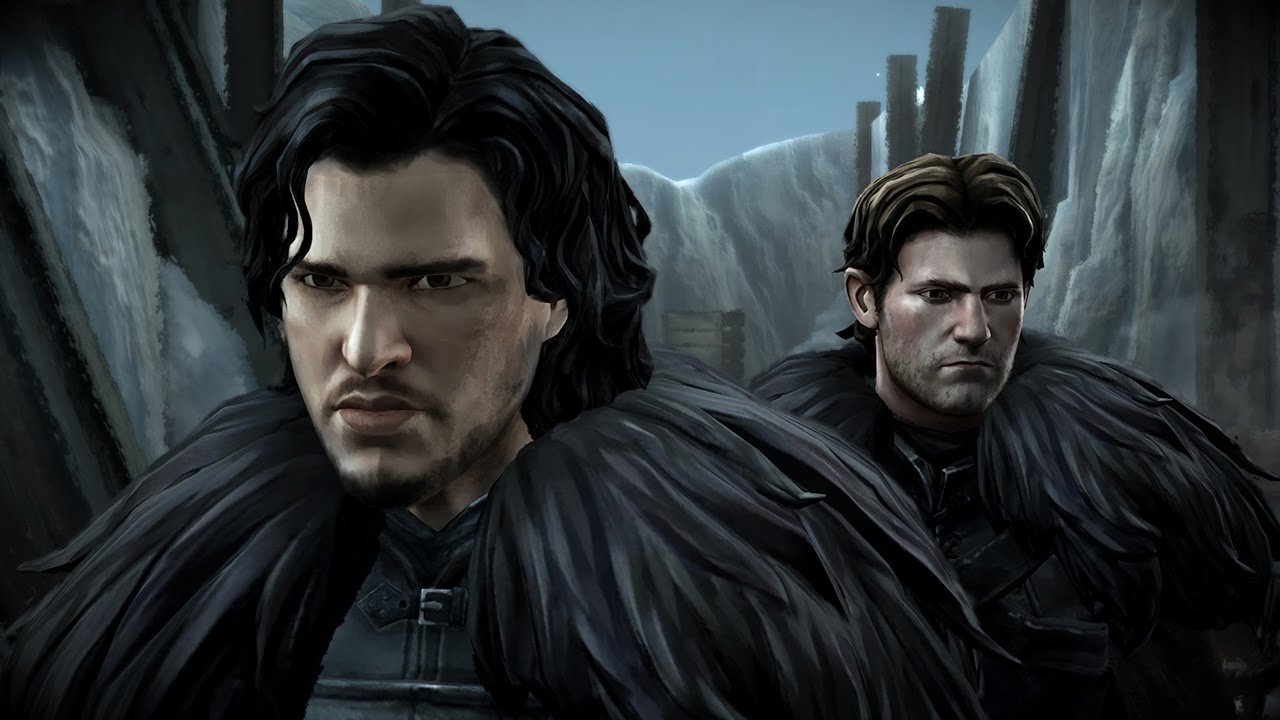 Former squire to Lord Forrester meets John Snow at Castle Black, in "Game of Thrones: A Telltale Video Game Series."